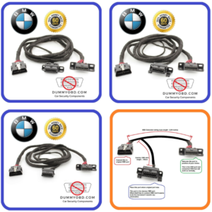 BMW dummy OBD port relocation