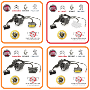 FIAT dummy OBD port with powered siren