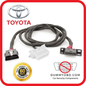 TOYOTA dummy OBD port relocation