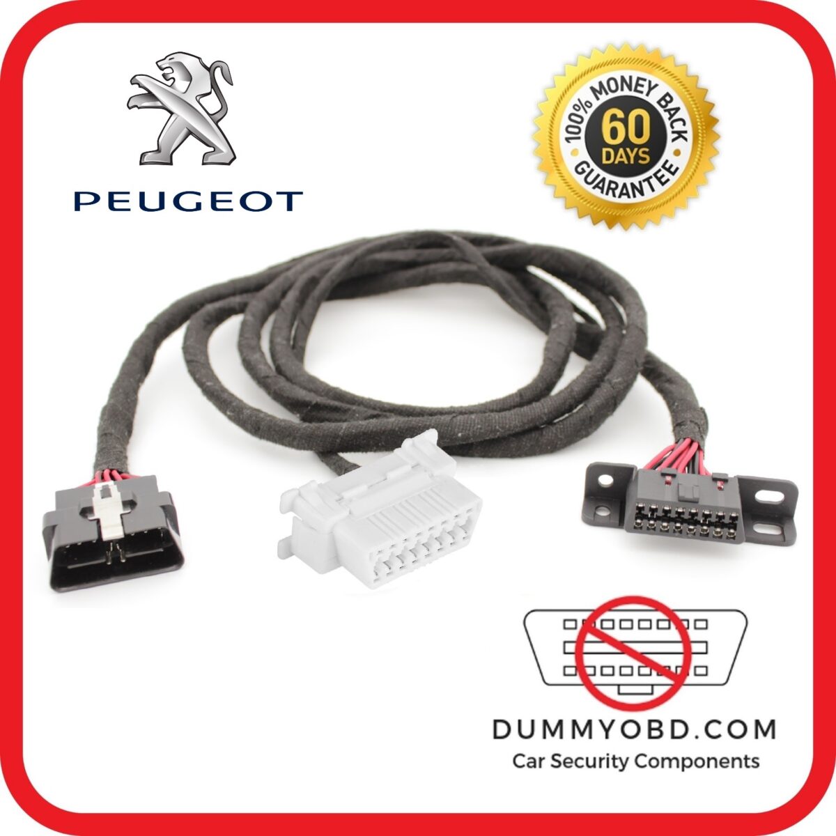 Peugeot OBD relocation port DummyOBD