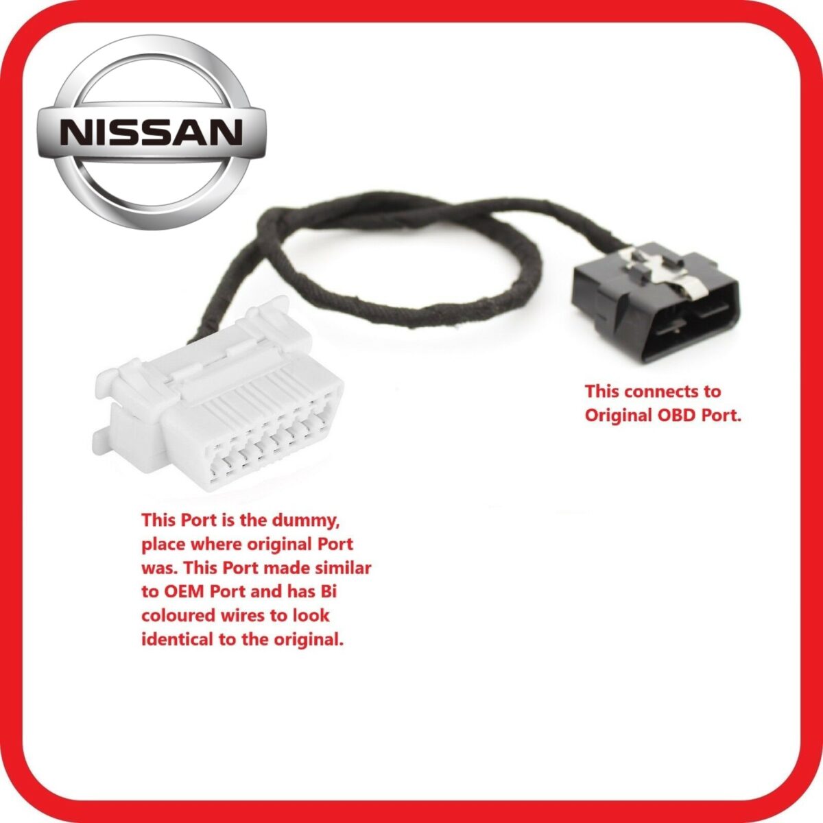 Nissan OBD port location